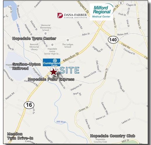 Retail For Lease: Massachusetts 16, Hopedale, MA 01747